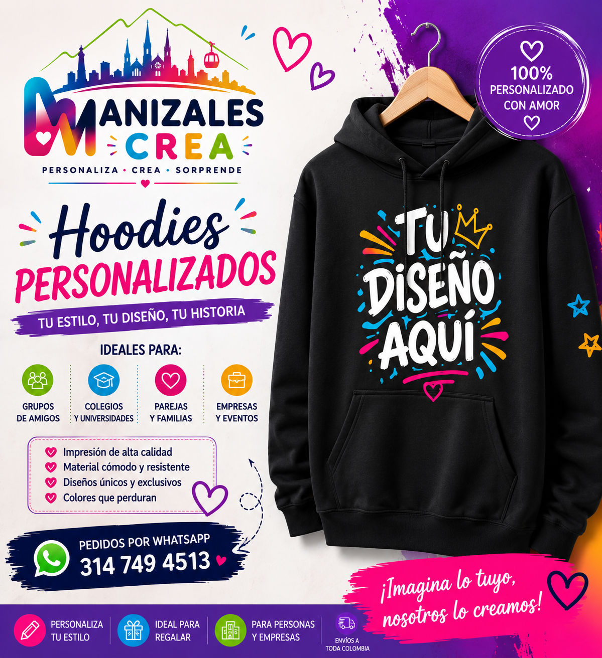 Hoodies personalizados